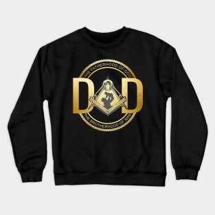 Masonic Dad Freemasonry Father's Day Freemason Crewneck Sweatshirt